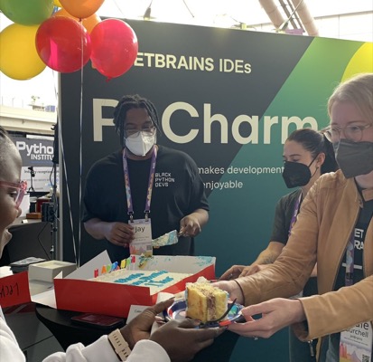 Jay Miller with Corporate Sponsor JetBrains